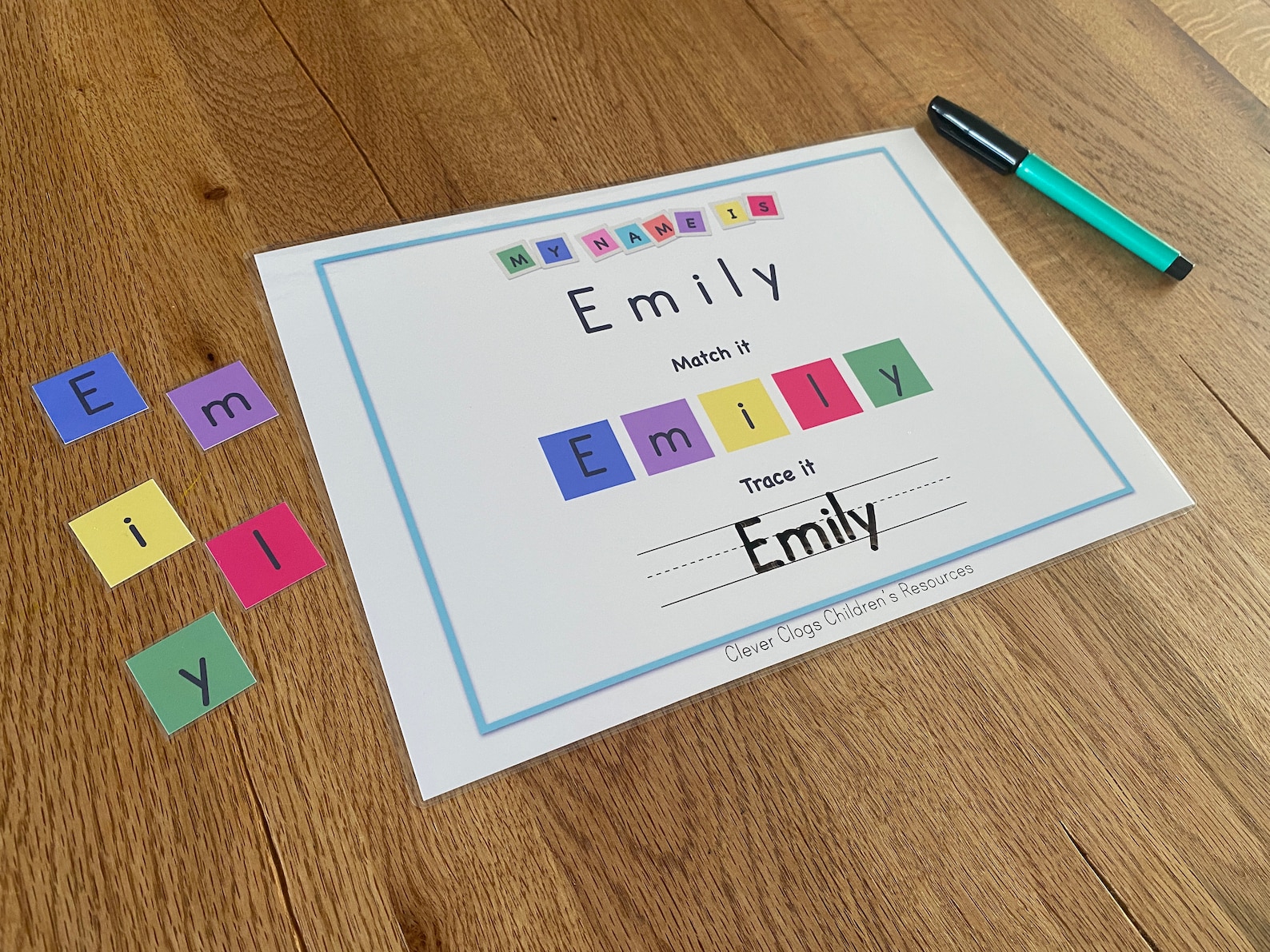 My Name Is Custom Printable Name Worksheet Toddler Activity Etsy