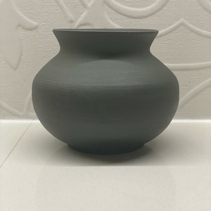 Matte Black Vase
