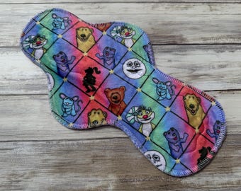 12” Heavy Cloth Pad | Sanitary Cloth Pads |  PLUSH FLEECE MINKY Menstrual Towel | Mama Cloth | Reusable Maxi Pad