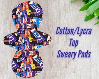 Rude/Sweary cloth pads 