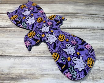 14” Inch Heavy Cotton Lycra Top Cloth Menstrual Pad | Bat Wing Reusable Cloth Sanitary Maxi Pad | Heavy Flow Period Pad