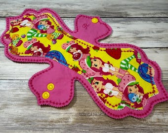 12 inch Regular or 10 inch Light Pinked Edge Reusable Cloth Pad | CSP | Postpartum Flow | Mama Cloth | Sanitary  Towel | Maxi Pad