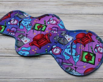 12” Cloth Menstrual Pad Cotton Lycra Jersey Gusher Pad | Heavy Flow Reusable Sanitary Towel | Eco Friendly Period Pad