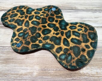 10” Inch Regular absorbancy PLUSH FLEECE Topped cloth menstrual pads | mama cloth | reusable cloth maxi pad