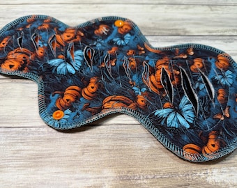 10-14” Inch Cloth Gusher Pad | mama cloth | postpartum menstrual pad | reusable cloth pads | alternative/gothic prints | Cotton Lycra Topper