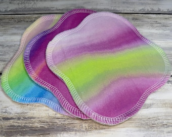 Thin Panty liners, Set of 3 SIX inch winged washable reusable,light feminine protection, daily cloth liner, CSP, cup backup,Zero waste