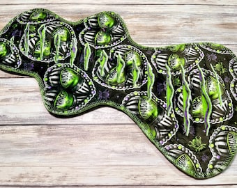 15” Inch  Heavy Plush Fleece Topped Medium Flare cloth pads | mama cloth |postpartum menstrual pad | heavy flow period pad