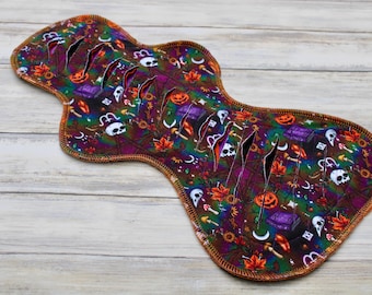 15” Cloth Menstrual Gusher Pad | Cotton Lycra Jersey Gusher Pad | Heavy Flow Reusable Sanitary Towel | Eco Friendly Period Pad