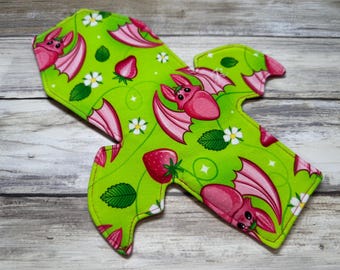 9” Regular Coffin shaped Cloth sanitary pads |  front bleeder menstrual pad | mama cloth | Bat wing cloth pads | alternative menstrual pads