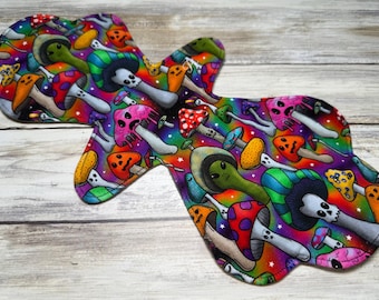 Wide Flare Cloth Sanitary Pad - 11, 13, and 15" Sizes | Reusable, Sustainable, and Comfortable, Cotton Lycra Top
