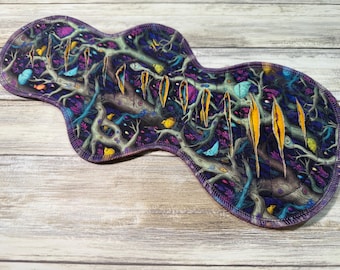 10-14” Inch Cloth Gusher Pad | mama cloth | postpartum menstrual pad | reusable cloth pads | alternative/gothic prints | Cotton Lycra Topper