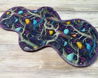 10-14” Inch Cotton Lycra Topped Medium Flare cloth pads | mama cloth | postpartum menstrual pad | reusable cloth pads | maxi pad