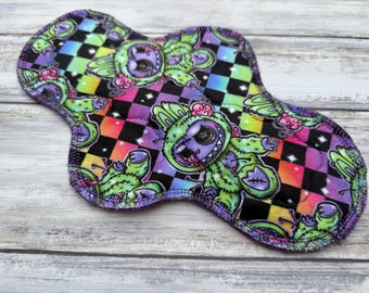 10” Inch regular PLUSH FLEECE Topped cloth pads| mama cloth |  reusable cloth pads | maxi pad | menstrual pad