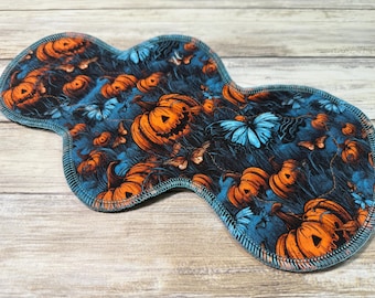 10-14” Inch Cotton Lycra Topped Medium Flare cloth pads | mama cloth | postpartum menstrual pad | reusable cloth pads | maxi pad