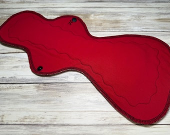 16” Inch Cotton Lycra Topped Medium Flare cloth pads | mama cloth | postpartum menstrual pad | reusable cloth pads | maxi pad