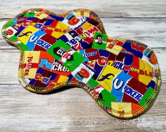 10” Heavy  absorbancy Cloth sanitary pad | Cotton Lycra Top menstrual pad | super soft reusable cloth pad | Cloth Maxi Pad
