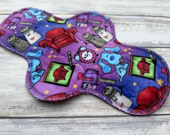10” Inch regular PLUSH FLEECE Topped cloth pads | mama cloth | Cloth Maxi Pad | reusable cloth pads | menstrual pad