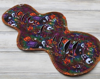 12” Cloth Menstrual Pad Cotton Lycra Jersey Gusher Pad | Heavy Flow Reusable Sanitary Towel | Eco Friendly Period Pad