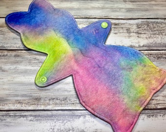 10.5 - 12.5”  Bunny Shaped Gusher or Traditional Cloth Menstrual Pad | CSP | Light to Heavy Absorbency | Reusable Maxi Pad | Made To Order