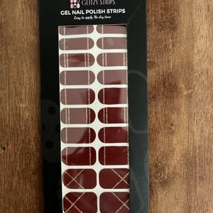 Nail Polish Strips, Nail Polish Wraps, Nail Stickers, Press-On Nails - Royal Red