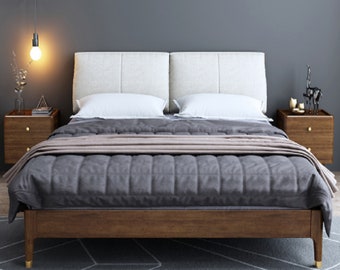 Solid Walnut Bed Etsy