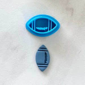 Football cutter | clay cutters | sports cutter | football earrings l polymer clay cutters l varsity clay cutters l school clay cutters