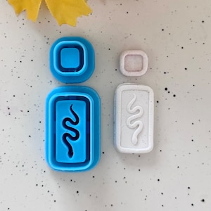 Schlangenschneider | Tonschneider | Halloween Ausstecher | Schlange Combo Cutter l Polymer Clay Cutter l Clay Cutter l Urlaub Cutter l Clay Werkzeuge