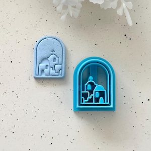 Santorini Clay Cutter: Greek Island Architecture, 30mm