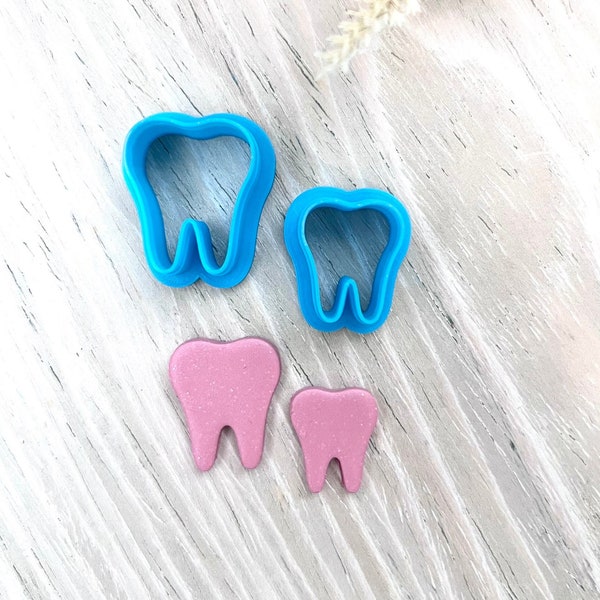 Tooth cutter | clay cutters | tooth earrings l Halloween clay cutter l dentist polymer clay cutter l clay tool l orthodontist clay cutter