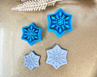 Snowflake cutter | clay cutters | holiday cutters | snowflakes cutter l winter clay cutters l Christmas snowflake l polymer clay cutter