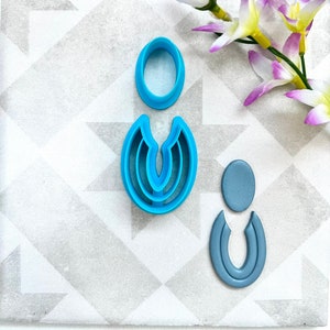 Boho Combo E | clay cutters | polymer clay earring cutters | cutters for clay l drop clay cutter