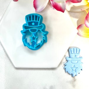 Fourth of July earrings | Fourth of July cutters | Clay Cutters | America Cutters l Uncle Sam l polymer clay cutters l usa clay cutters