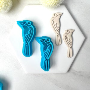 Cardinal Bird Clay Cutters: Polymer Clay Earring DIY