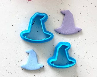Witch Hat Clay Cutter: Halloween Cookie & Polymer Clay Tool