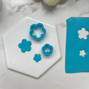 Blumen Bolzen Tonschneider: Florale Polymer Clay Cutters