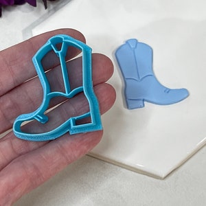 Western boot cutter l boot clay cutter l cowgirl boot cutter l polymer clay cutter l clay cutter l cowboy boot cutter l clay tools and craft