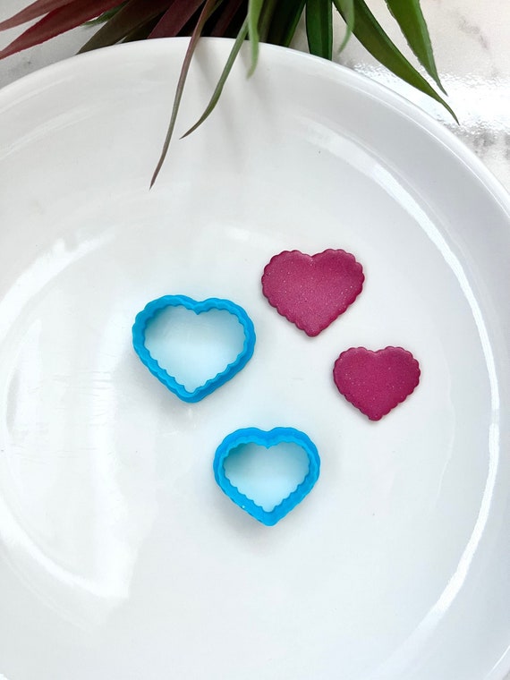 Valentine's Day Conversation Heart Polymer Clay Earring Cutter