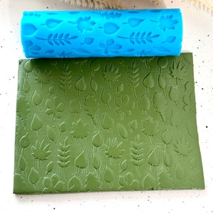 Fall Leaf Texture Roller: Polymer Clay Tool
