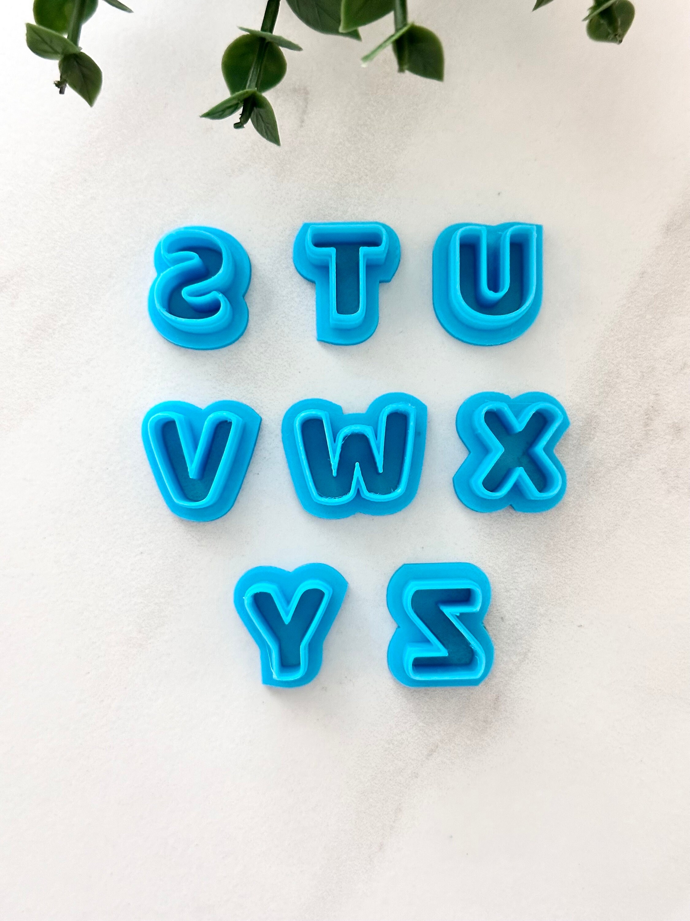 Letter Cutters: 26-piece Alphabet Set L Polymer Clay & Cookie Tools L ...