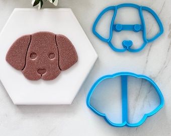Dog Trinket Dish l Puppy dish gift l animal lover clay cutter l polymer clay cutter l pottery cutter and stamp l Trinket dish mold