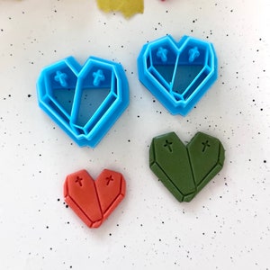 Coffin Heart cutter | Halloween cutters | clay cutters | fall cutters l spooky clay cutter l clay tool l polymer clay cutters l fall cutter