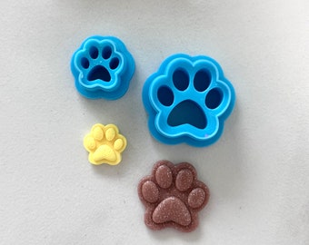 Dog Paw Polymer Clay Cutter l Embossed Dog Paw l Animal Cutter l Animal Print Stamp l Animal lover l pet clay cutter