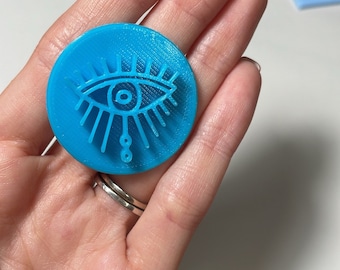 Böses Auge Stempel l Fimo Stempel l böses Auge Stempel für Clay l Clay Werkzeuge l Stempel für Clay l griechischer Mythos l Boho Augenstempel