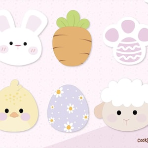 Easter cutters tools l cookie cutter l Egg hunt cookies l bunny cookie cutters l spring cookie cutters l fondant and play doh cutters