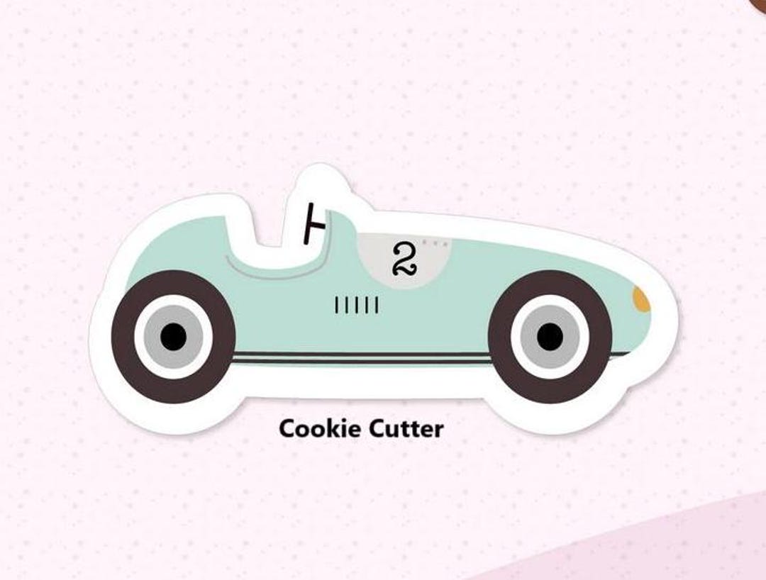 Vintage Car Cookie Cutter L Party Cookie Cutter L Race Car Baking Tool ...