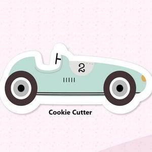 Vintage Car Cookie Cutter l Party Cookie Cutter l Race car baking tool l Children Party Favor