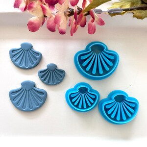 Shell Cutter: Polymer Clay Earring, Cookie & Fondant Cutter