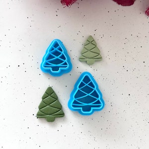 Christmas tree cutter | clay cutters | Christmas polymer clay earring cutters l Christmas polymer clay cutter l Christmas tree clay cutter