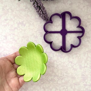 Blumenschmuck Schale Polymer Clay Cutter l Schmuckschale Geschenkform l Lehrer Geschenkform l Party Favor Handwerk l Blumen Trinket Teller Form Form