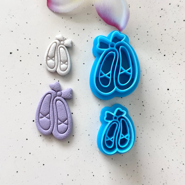 Ballerina slippers cutter | clay cutters | polymer clay earring cutters l dancer cutter l polymer clay cutter l school clay cutters l dance